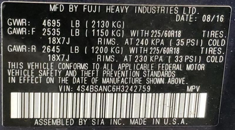 Camera/Projector Camera Windshield Mounted Upper Fits 17 LEGACY 257019