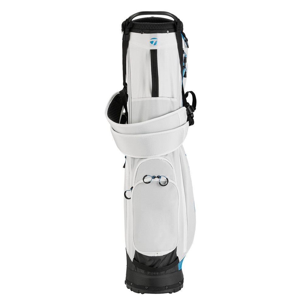 TaylorMade FlexTech SuperLite White Blue Stand Golf Bag