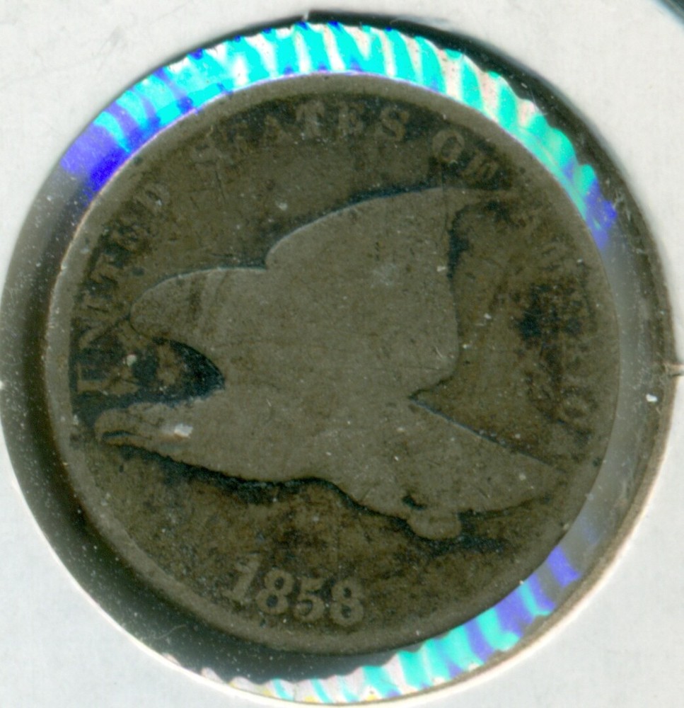 1858 SL FLYING EAGLE CENT, GOOD, GREAT PRICE!