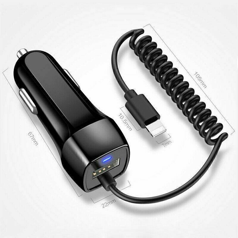 For Android Samsung Cell Phone FAST Rapid Car Charger Type C Micro USB Charging