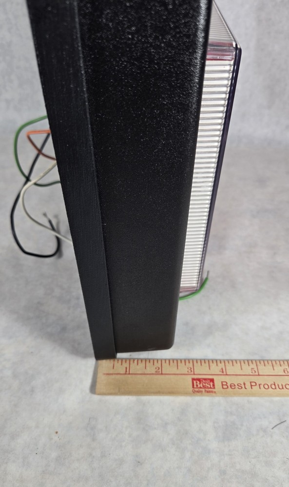 COOPER LIGHTING Commercial Black Heavy Duty EXIT Sign Unused? Untested ✔️ Photos