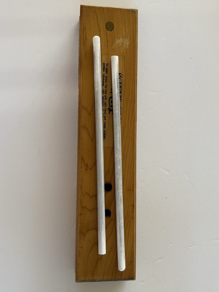 Case Safety Sharp Knife Sharpener Wood Case Holder With Rods