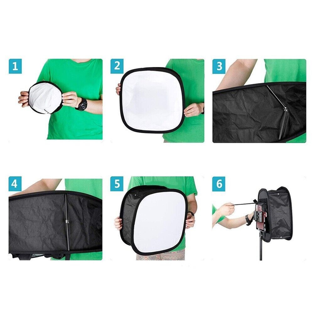 41cm Softbox Diffuser Plate Fabric Material for LE Video Light Photography