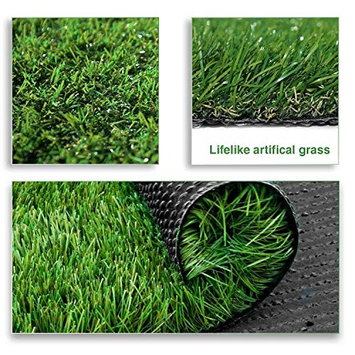GL Artificial Grass Turf Customized Sizes, Artificial Lawn for Dogs, 6X10FT 6ft