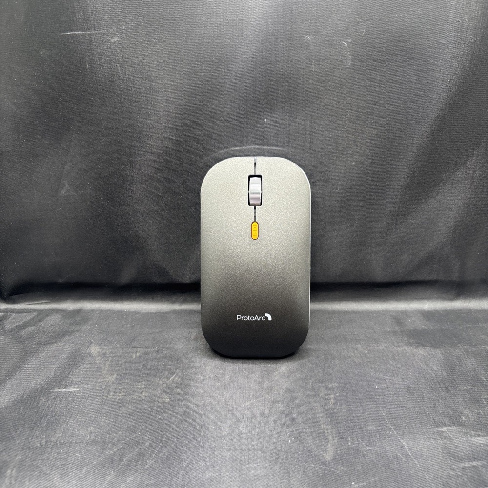 ProtoArc XKM01 Foldable Wireless Keyboard Mouse Combo, Rechargeable, Silver.
