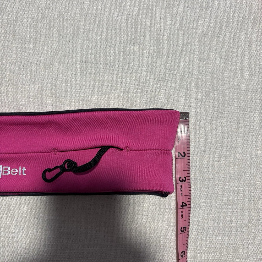 FlipBelt Zipper Running Belt | Pink | Medium