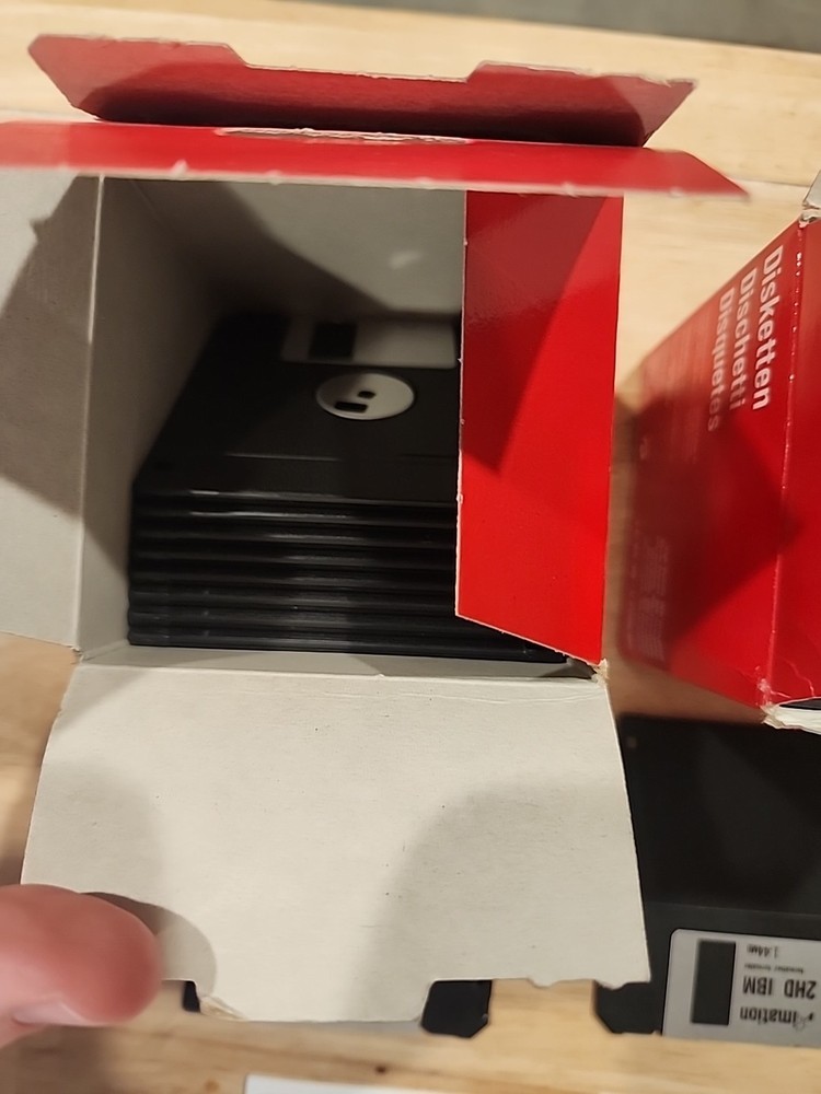 Imation IBM Formatted 2HD 1.44 Diskettes, partial packs: 36 Total UNTESTED