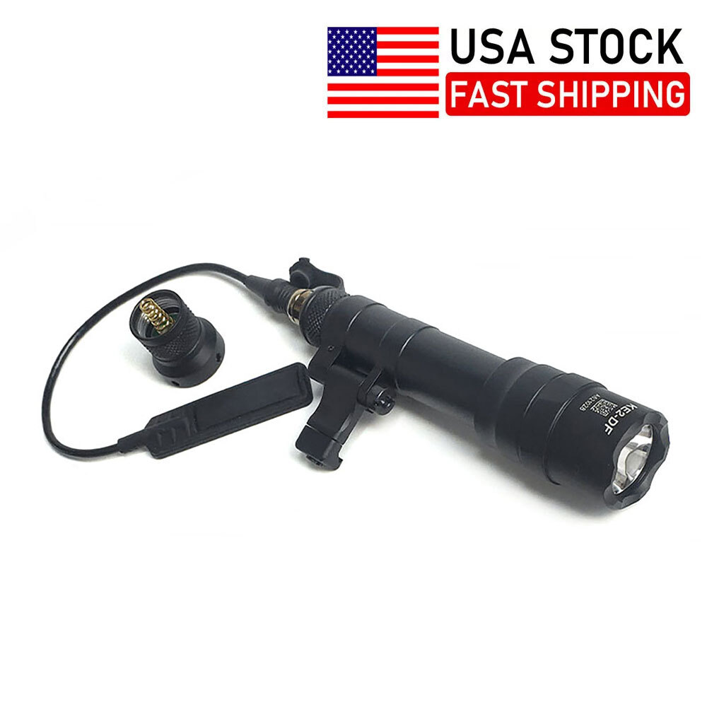M640DF Dual Fuel Tactical LED Flashlight Offset Side Mount Hunting Weapon Light
