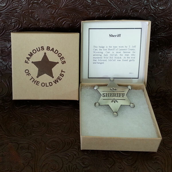 Old Western   Sheriff  Badge - Boxed