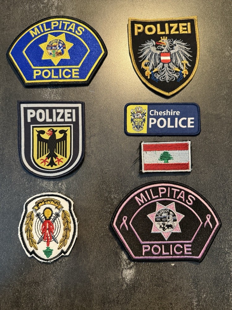 Foreign Law Enforcement Patch Lot