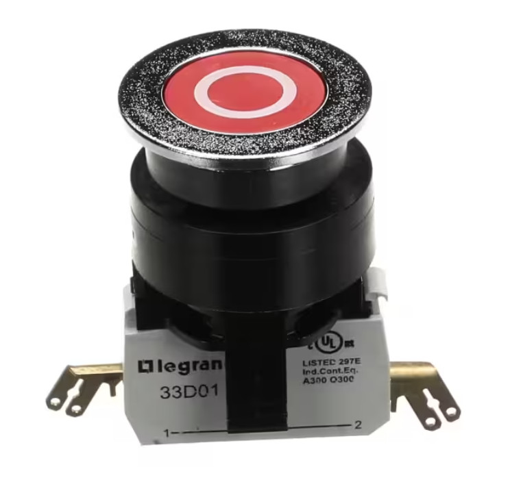 Robot Coupe 33D01, Switch Assembly, Push Button, Red