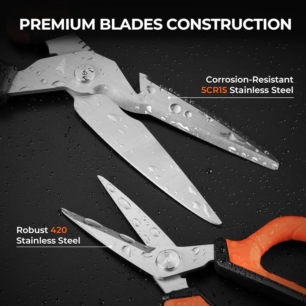 9" Bait Shears & 6" Line Scissors