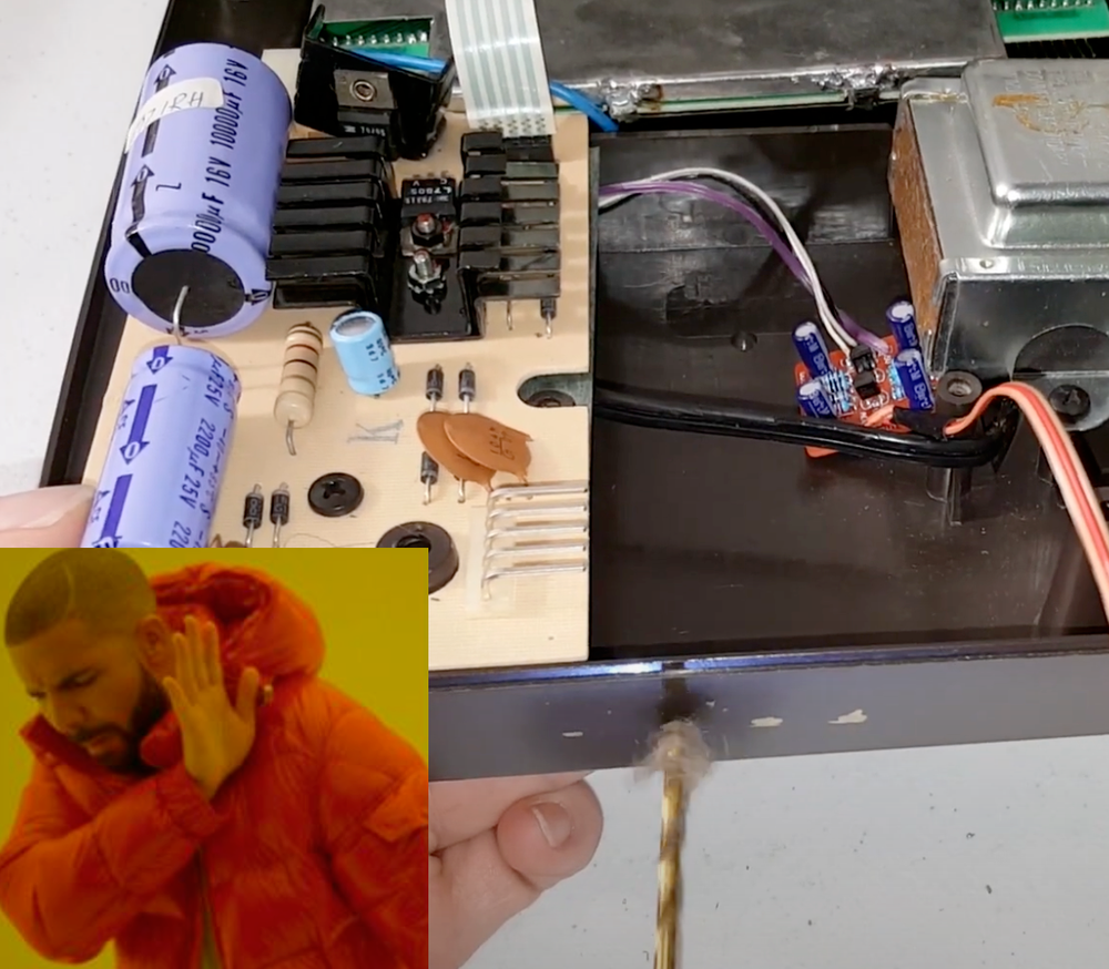 Intellivision composite video mod board & back panel NO CUT / NO DRILL Free Ship