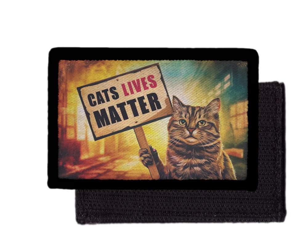 I hate People Cat Mugshot Funny Patch Morale Hook [sub]