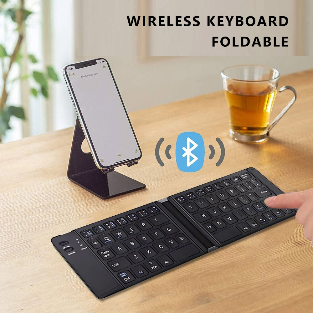 For Windows PC iOS Mac Tablet iPhone 15/14/13/12 Pro Wireless Bluetooth Keyboard