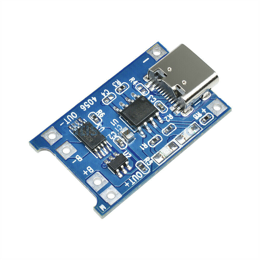 2PCS TP4056 Type-C USB 5V 1A Lithium Battery Charging Board Charger