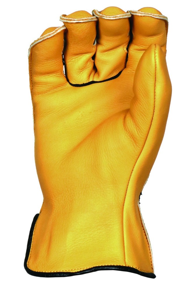 Riparo Reverse Stitched Leather Work Gloves Stretchable Ergonomic Construction