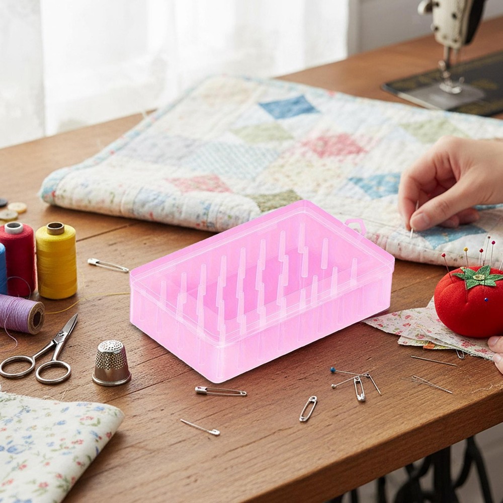 Sewing Thread Storage Box Bobbins Storage Case Accessories Multipurpose Portable