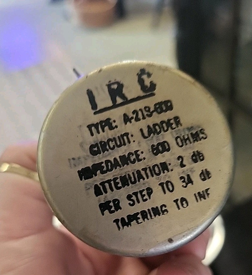 IRC? TYPE A-213-600? ATTENUATOR