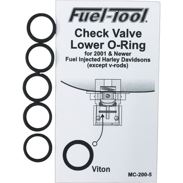 Fuel Tool - MC200-5 - EFI Check Valve Lower O-Ring, 5pk