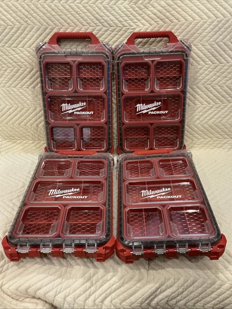 Opened Milwaukee 48-22-8436 PACKOUT Compact Low-Profile Tool Organizer