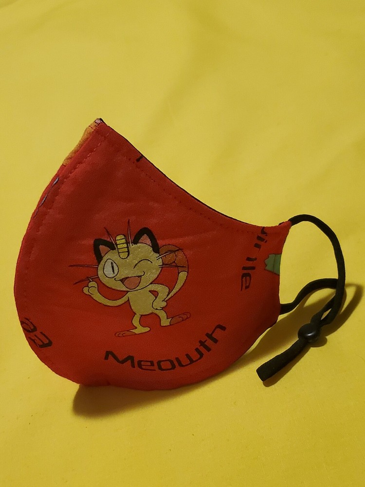 Kids Pokemon Adjustable Face Mask