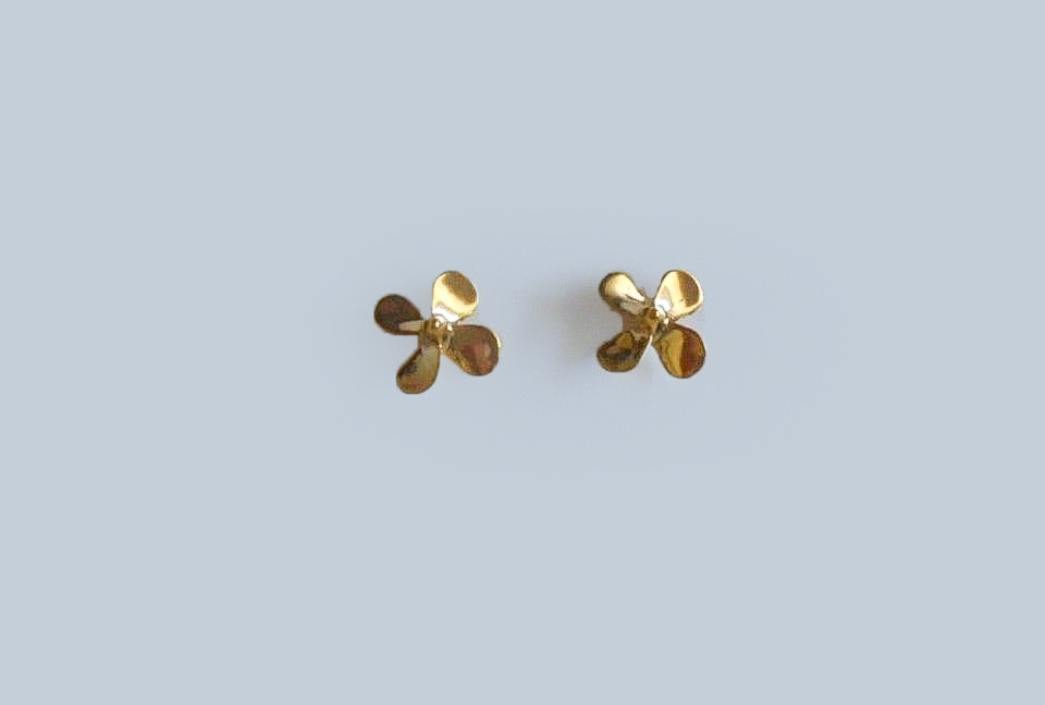 Metal Display Boat Propeller-right Props 22mm Diameter - 1 pair