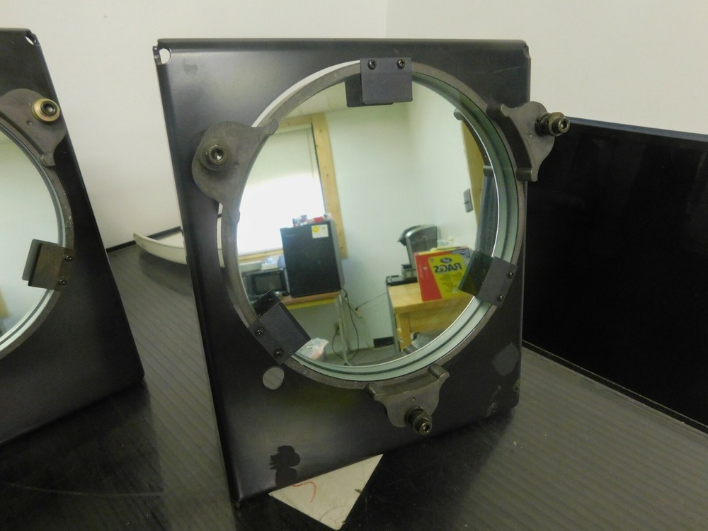 Nikon V-12 Comparator Double Sided Mirror Assembly 7-3/4" Diameter