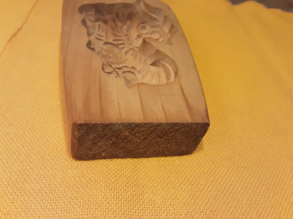 Vintage Wood Rice Cake Baking Mold