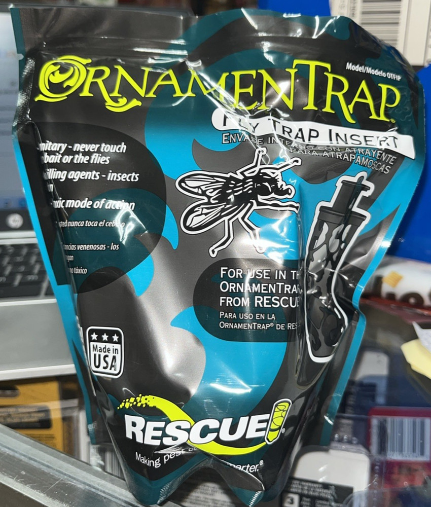 rescue ornamentrap fly trap insert