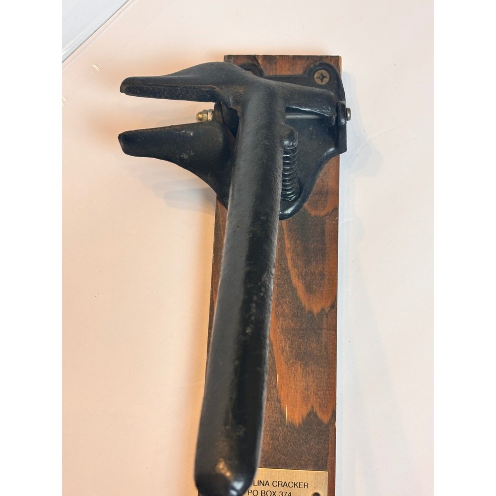 Carolina Cracker Cast Iron Nut Cracker Garner NC Vintage Kitchen Tool