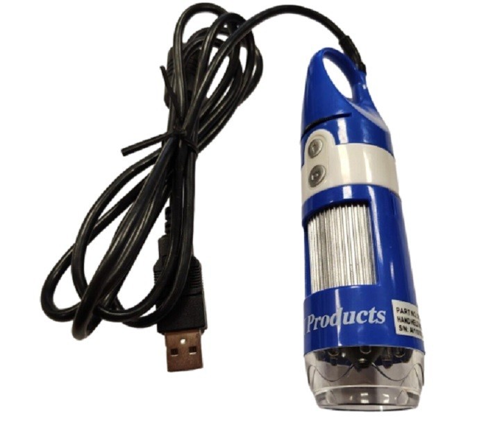 Hand held USB color microscrope camera