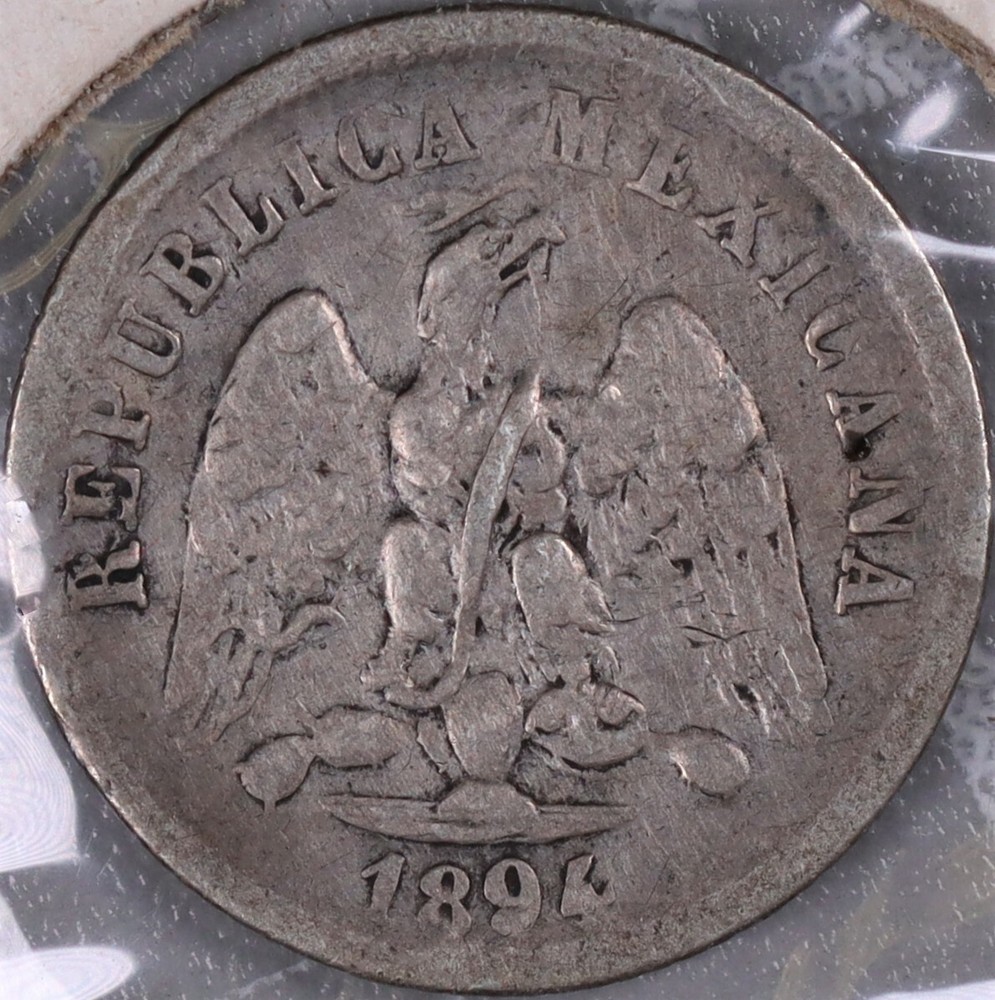 1894 Mo M Mexico 10 Centavos #3