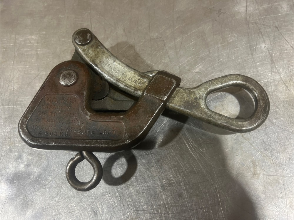 CRESCENT TOOL 385 CABLE WIRE GRIP PULLER 10,000 LBS CAP Used Surplus