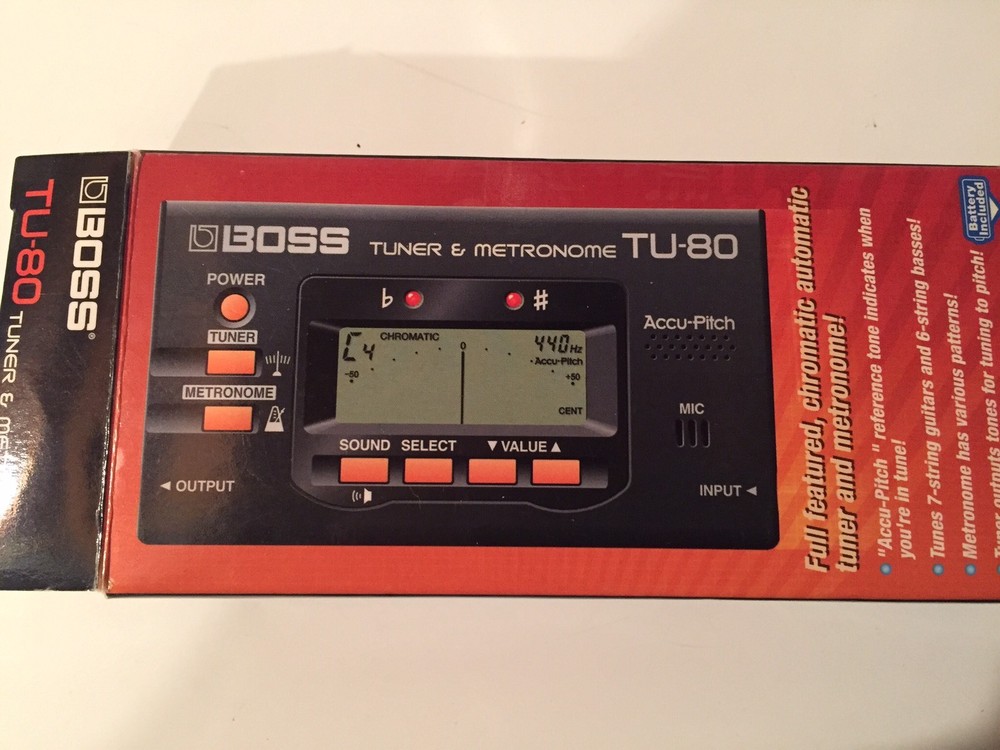Boss-Tuner-Metronome TU 80