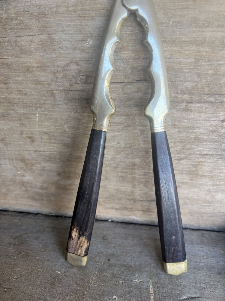 Vintage Nut Cracker - Selling How Found - Handle Needs Refinishing