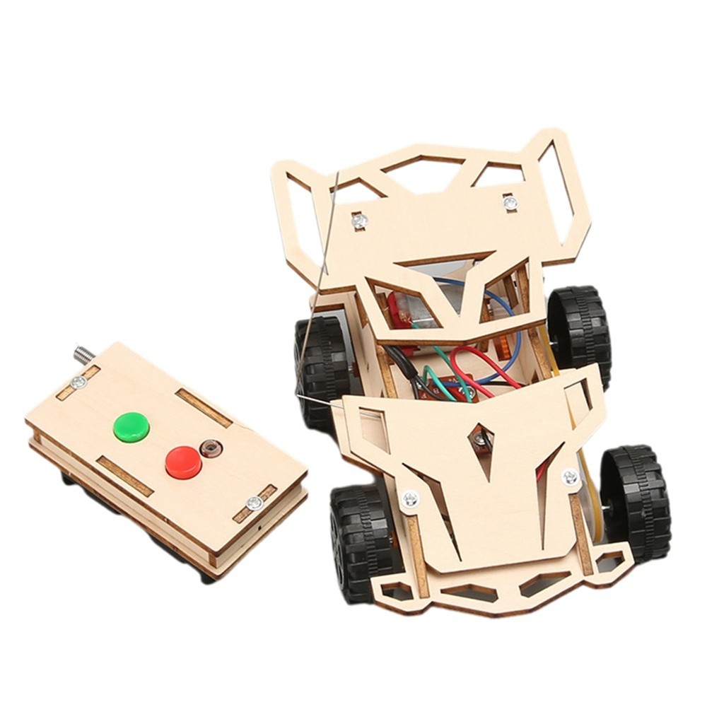 DIY Remote Control Four Wheel Drive Racing Elementary School Students2654