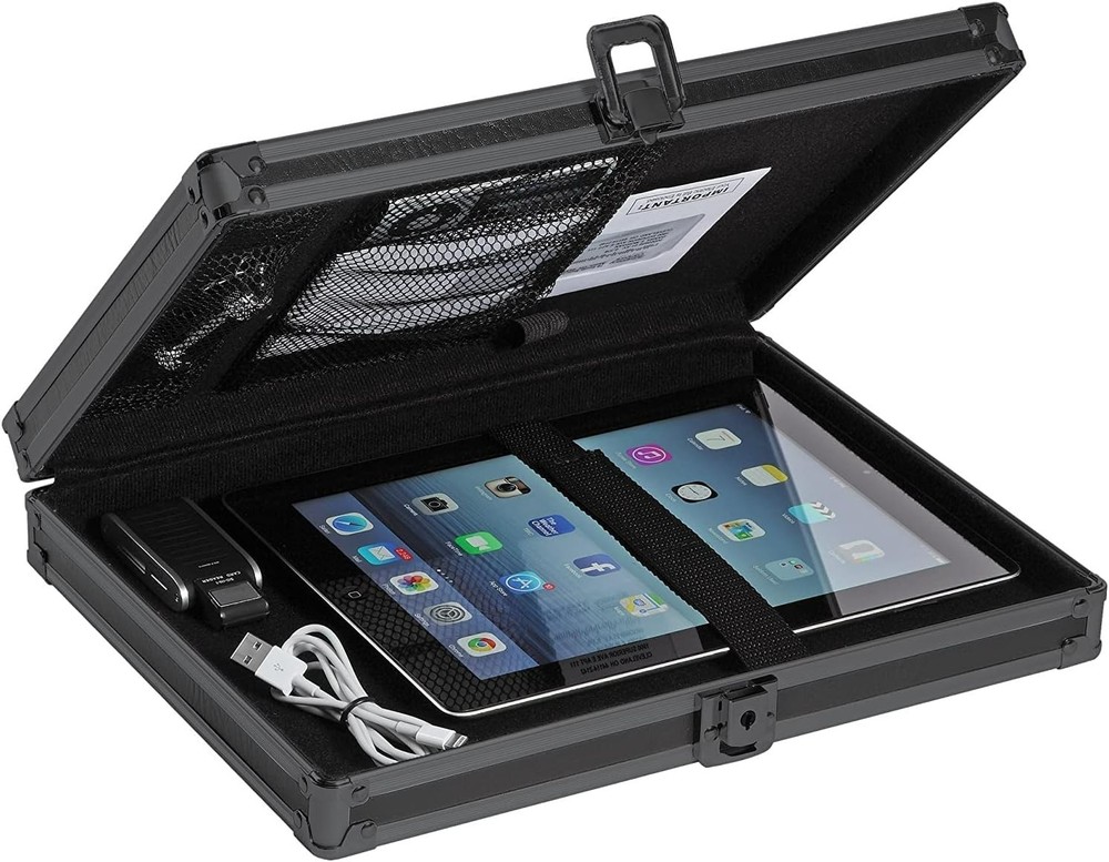 Letter-Sized Locking Storage Clipboard for iPad and Documents - Secure & Stylish