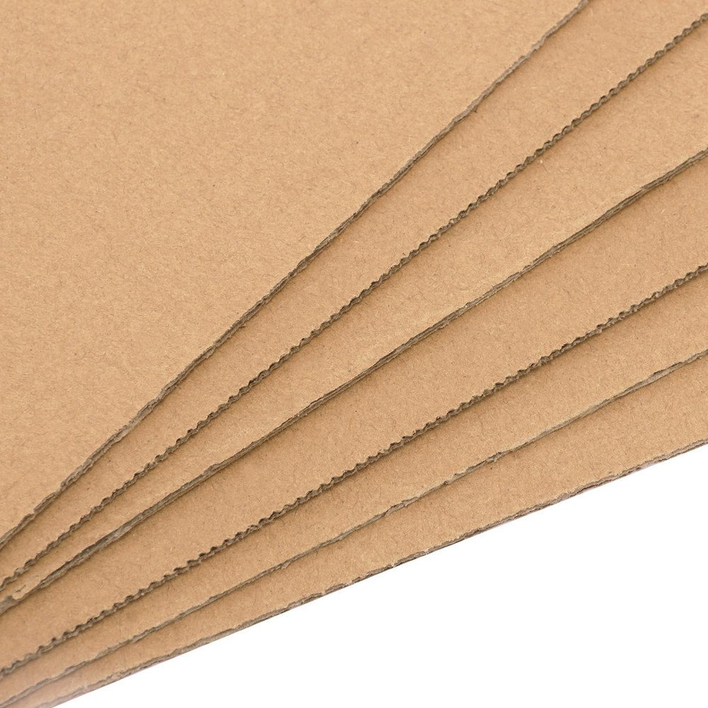 100 Pack 10"x 10" Corrugated Cardboard Sheets, Flat Cardboard Layer Pads 2 mm...