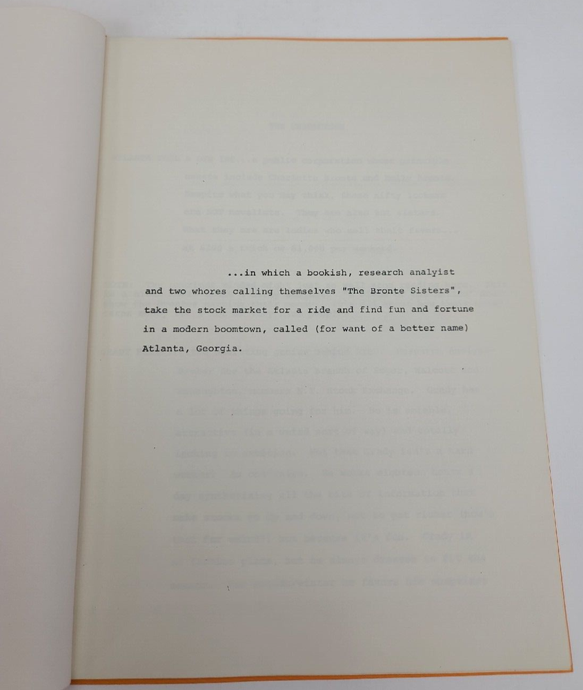 A PIECE OF THE ACTION / Tom & Frank Waldman 1970's Unproduced SYNOPSIS script