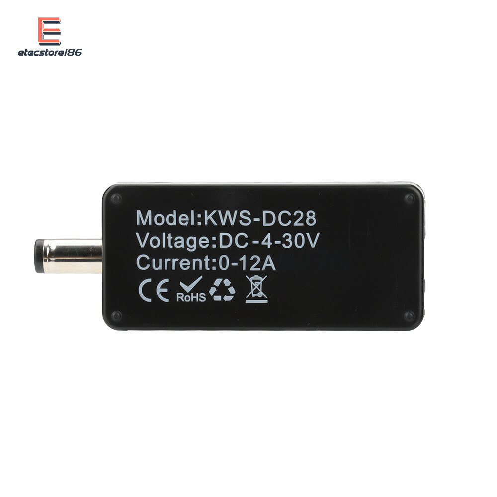 DC5.5*2.5 Current Voltage Power Meter Tester Digital LCD Display Meter DC 4-30V