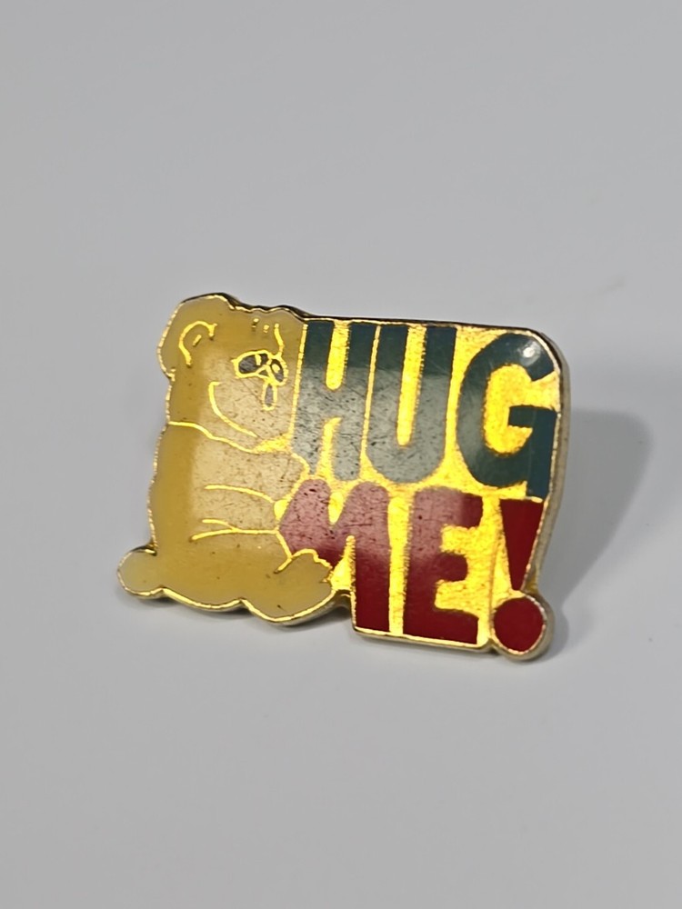 Hug Me! Polar Bear Lapel Pin