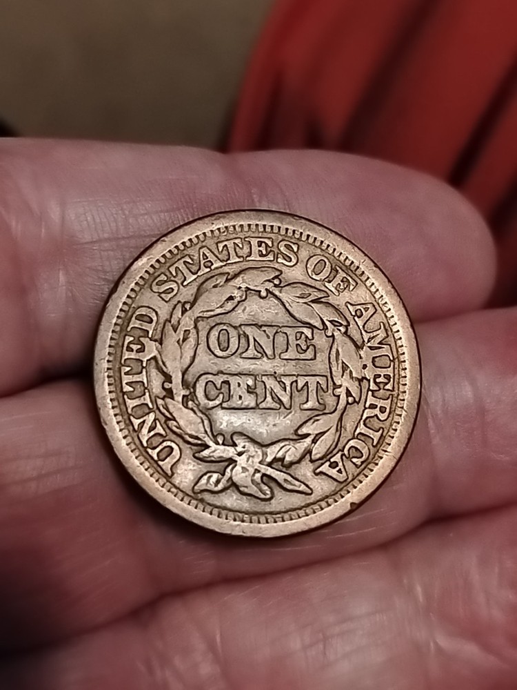 1849 Large Cent N-2 Terminal Die State