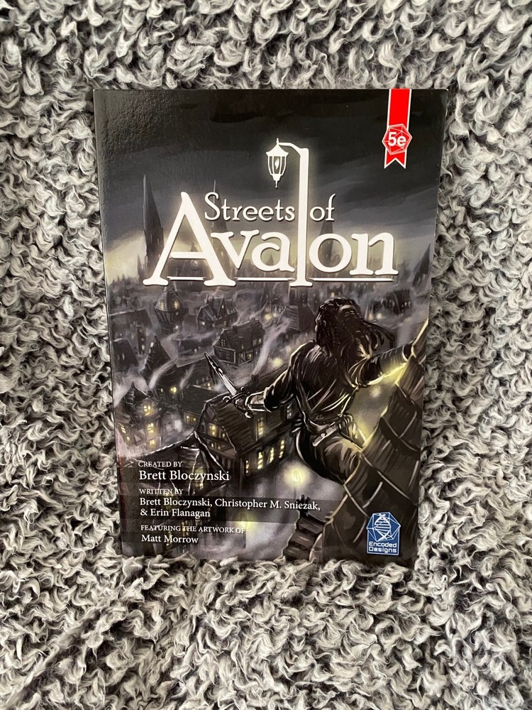 D&D 5th Ed Setting: Streets of Avalon (Encoded Designs, 2019, New)