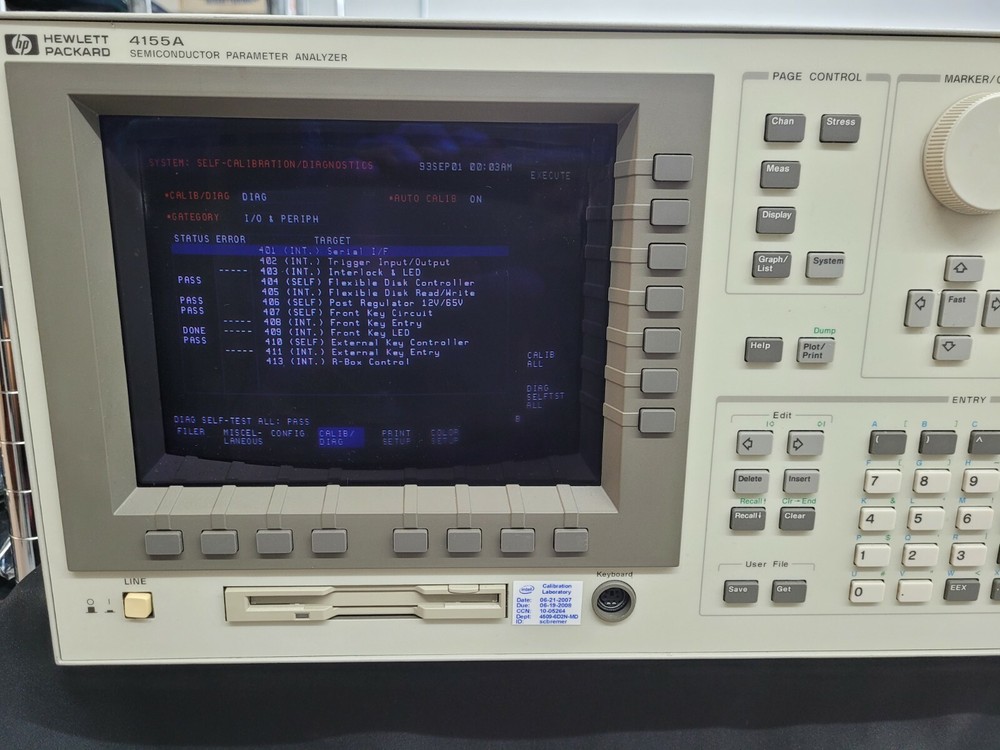 HP 4155A Agilent Semiconductor Parameter Analyzer