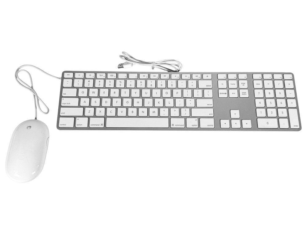 Apple A1243 Keyboard & A1152 Mouse – Original Set, Mac Compatible & Plug & Play!