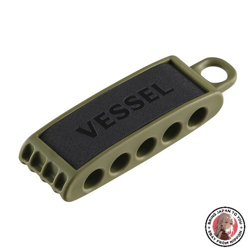 NEW VESSEL Bit Holder for 5 Bits Olive BH-05D