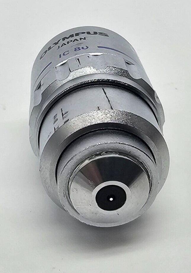Olympus MDPlan 80x MD Plan 0.90 f=180 Microscope Objective Pre-owned w/ Case