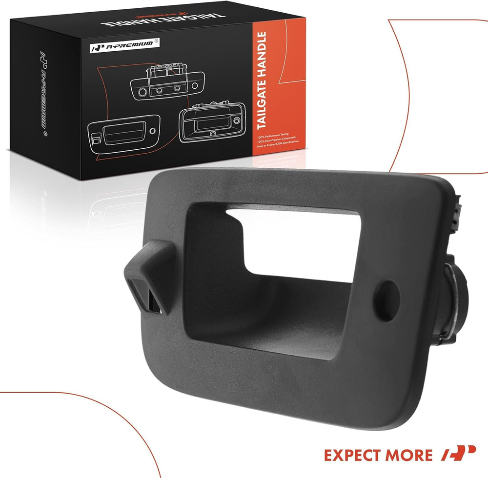 Tailgate Handle Bezel w/Camera & Keyhole Chevy GMC Silverado Sierra 2009-2013