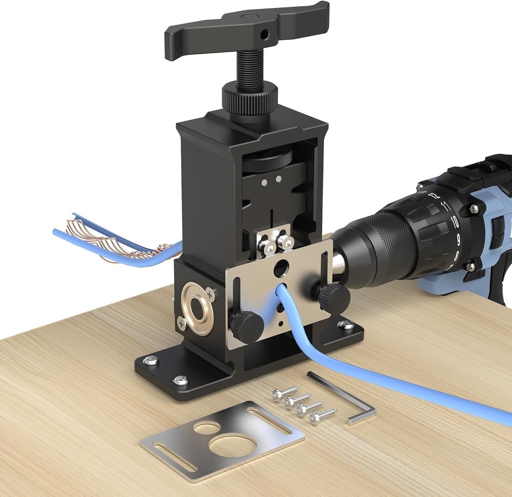 Adjustable Wire Stripper Machine Upgraded Drill-powered Stripper Automaticall...